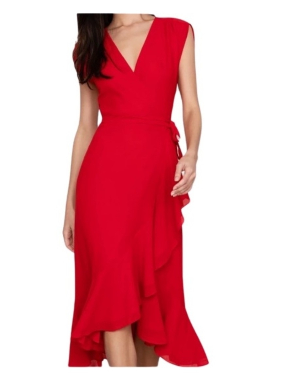 Yimi Kim Red Santorini Wrap Dress